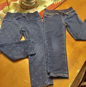 2 pairs denim jeggings👖